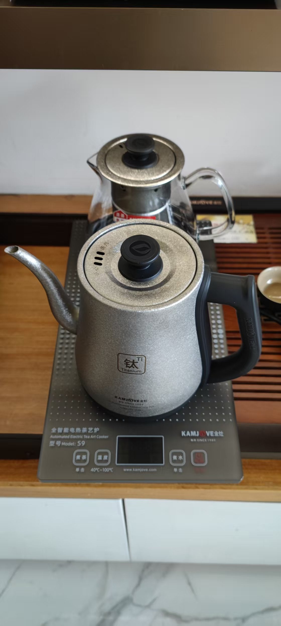 Fully Intelligent Ice Crystal Titanium Electric Tea Stove